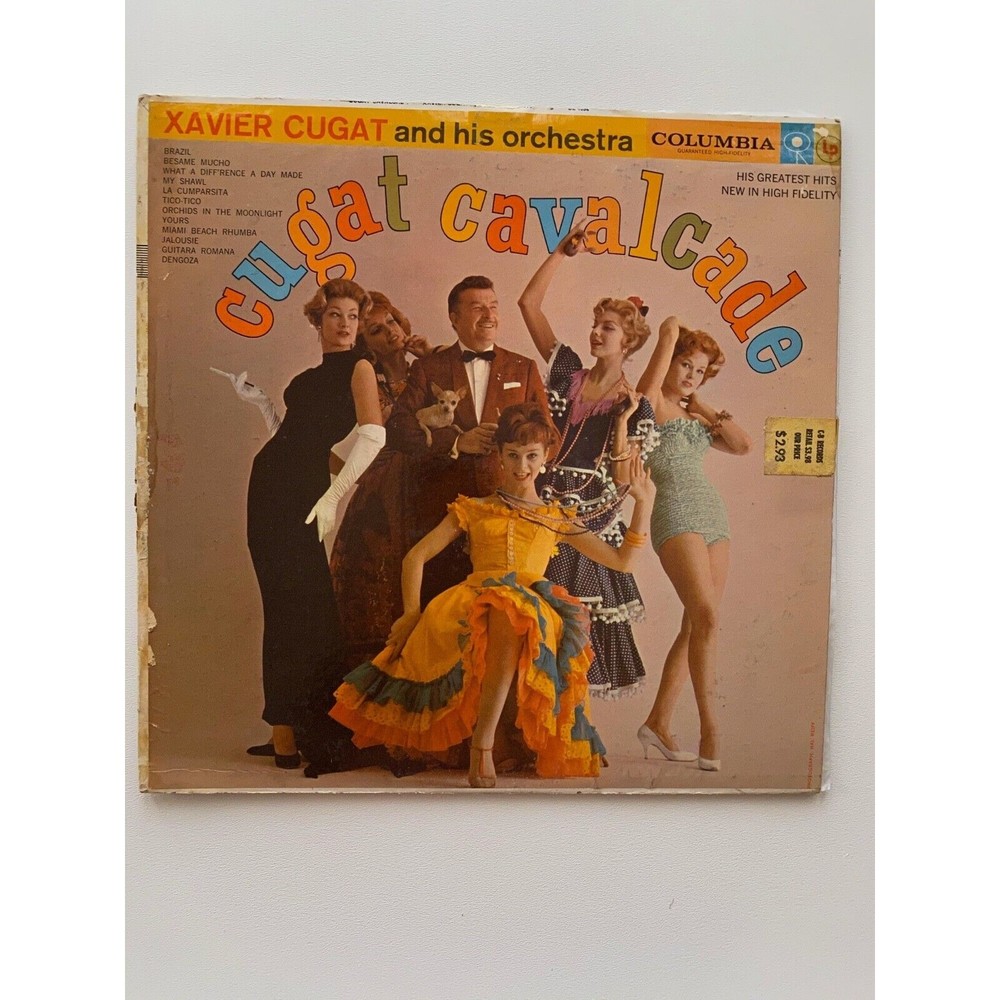 Xavier Cugat Orchestra Cugat Cavalcade Greatest Hits LP Vinyl Record CL1094 VG+